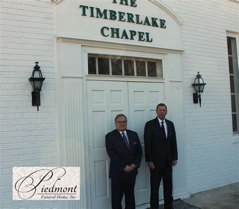 THE TIMBERLAKE... - Piedmont Funeral Home and Crematory