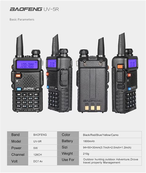 BAOFENG UV-5R Dual Band Walkie Talkie - Reliable Communication