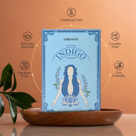 Organic Indigo Powder Hair Color - Ashpveda