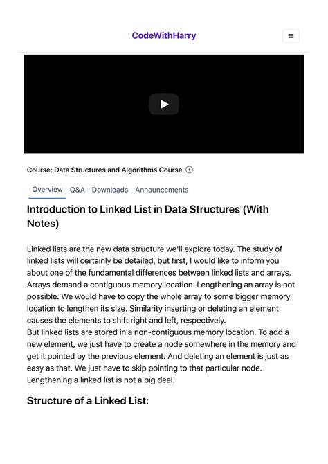 Data Structure by Code with Harry 的图像结果