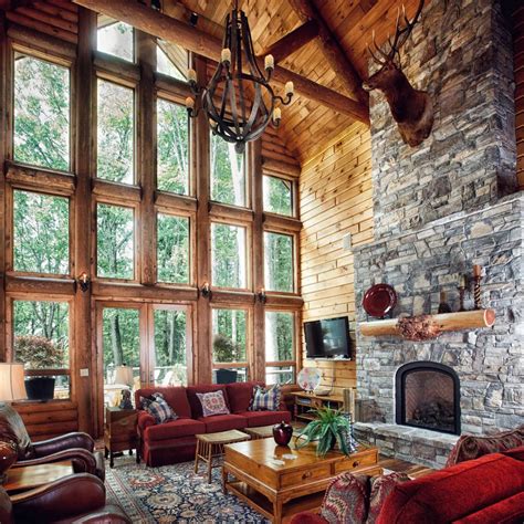 Giant Log Cabin Interior Private Log Cabins | Big Cedar Lodge