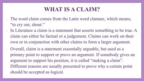 Types of Claims G11(2nd Semester- 4th Quarter) | PPTX