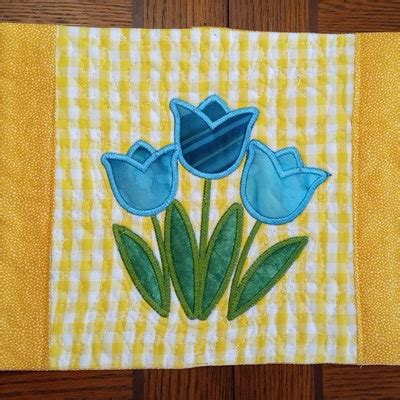 Image result for Tulip Applique Machine Embroidery Designs