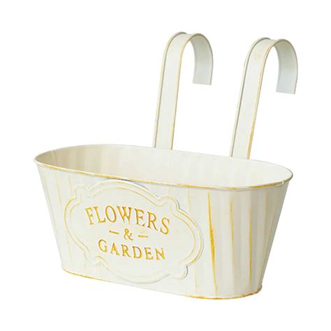 Balcony Planter for Railing | 11 X 9.4 X 3.7 inch Fence Hanging Planter ...