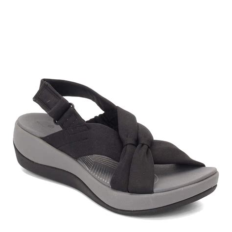 Clarks Women's Arla Belle Sandal, Black Textile, 8 M US : Amazon.in ...