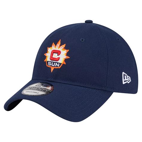 Unisex New Era Navy Connecticut Sun Core Alt Logo 9TWENTY Adjustable Hat