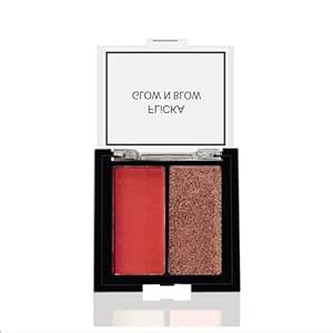 Buy FLiCKA Glow N Blow Blusher And Highlighter Palette For Face Makeup ...