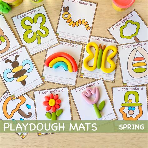 Printable Play Doh Mats | Plan Your Year Easily!