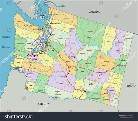 Map Washington State 的图像结果