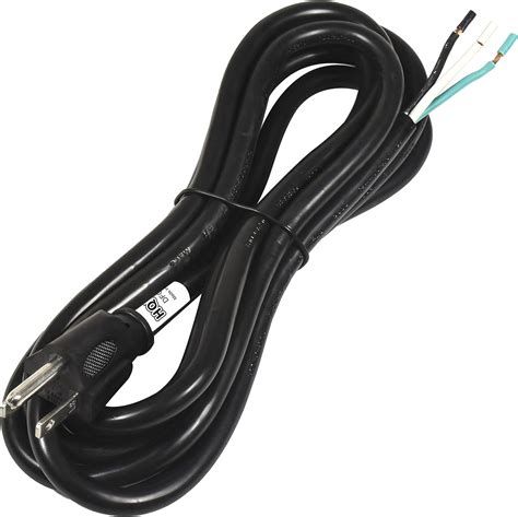 10ft 14-Gauge 3-Prong 14/3C Heavy Duty Replement Power Supply Cord ...