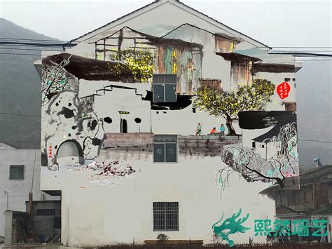 武汉熙然墙艺助力美丽乡村黄冈西泉墙绘壁画设计|空间|景观设计|熙然全顺 - 原创作品 - 站酷 (ZCOOL)