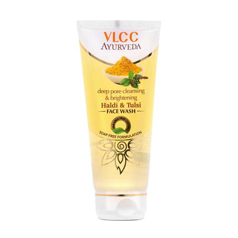 VLCC Ayurveda Deep Pore Cleansing Haldi & Tulsi Face Wash (100 ml ...
