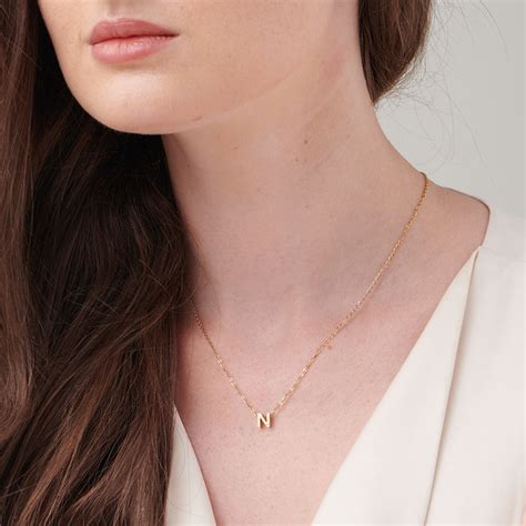 Buy Small Initials Necklace | Gold Plated Jewelry – PALMONAS