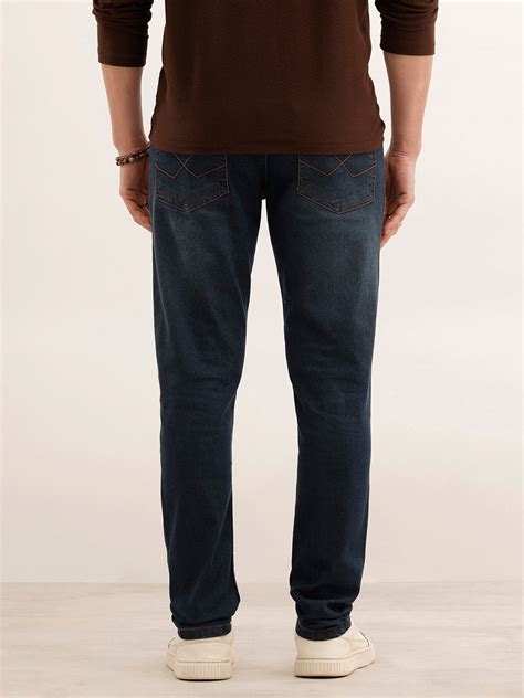 Slim Fit Faded Denim Jeans | Blue – Wrogn