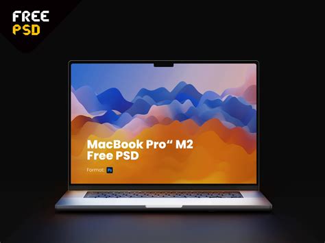 MacBook Front View Mockup Free PSD - PrimePSD