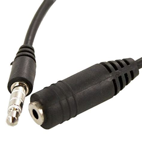 2.5 mm Female to 3.5 mm Male 3 Rings Jack Stereo Adapter On/Off Enabled ...