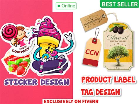 Custom Label Sticker Design 的图像结果