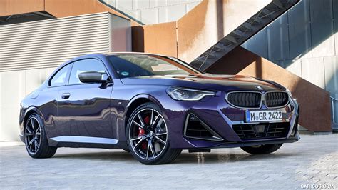 2022 BMW M240i Coupé xDrive (Color: Thundernight Metallic) | Front Three-Quarter