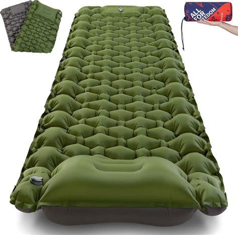 AKSOUL Sleeping Pad Camping Mat: Compact Ultralight Self Inflatable ...