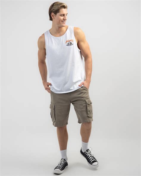 The Mad Hueys Schooner Or Later Singlet In White - FREE* Shipping ...