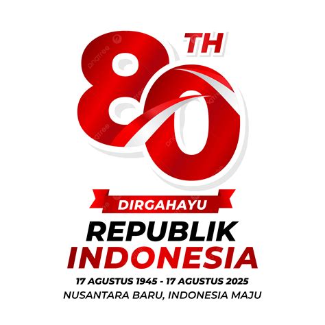 Logo Resmi Hari Kemerdekaan Indonesia Ke 80 Tahun 17 Agustus 2025 ...