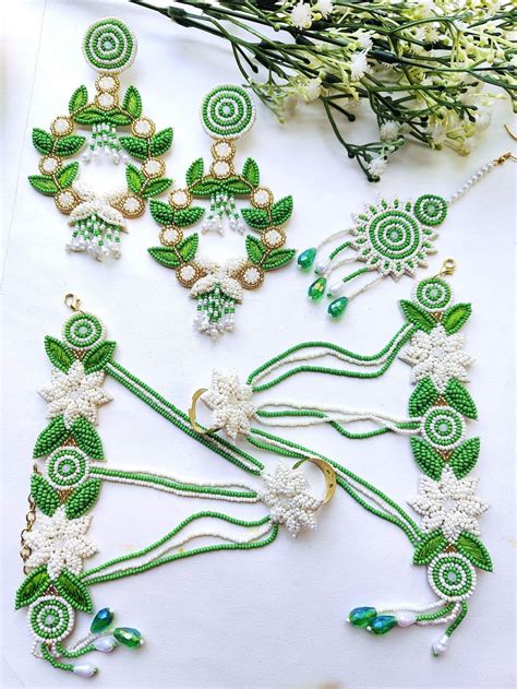Floral Haldi Jewellery Set for Women, Girls | Summer, Spring Collection
