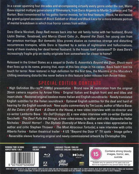 OFDb - Shock (1977) - Blu-ray Disc: Arrow Video