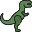 Tyrannosaurus rex Icons & Symbols