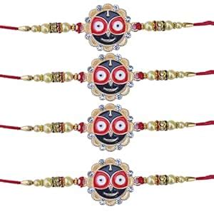 Buy Jagannath World Handcrafted Lord Jagannath Rakhi Collection - Set ...