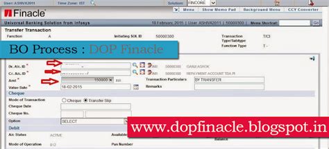 Provisional BO Process in Finacle at SO/HO : DOP Finacle - PoTools Blog ...