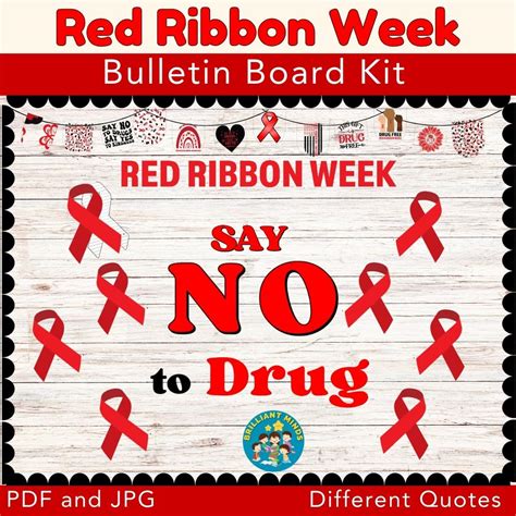 Red Ribbon Week Printable Signs