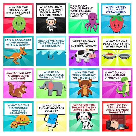 Savoychef 70 Joke Cards For Kids Lunchbox Notes Inspirational ...