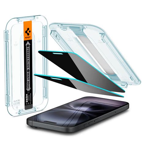 Spigen EZ Fit Privacy Tempered Glass Full Screen Protector Guard for ...