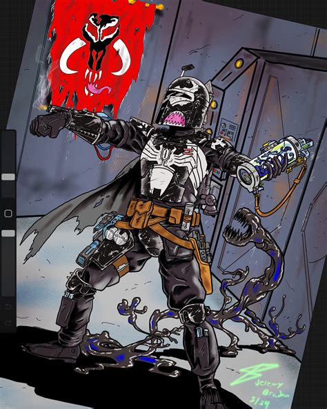 Mandalorian Symbiote Hunter Commission by coyote117 on DeviantArt