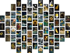 Set Of 72 Aesthetic Wall Décor Collage Kit | High Quality Printed ...