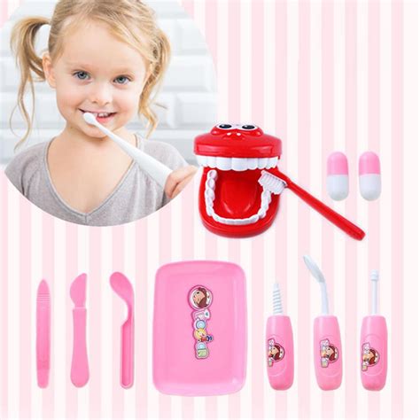 Buy SANAG Kids Dentists Pretend Play Toy Children Doctor Playsets Teeth ...