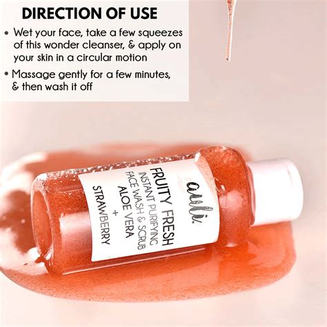 Buy AULI FRUITY FRESH STRAWBERRY AND WALNET RICH DEEP CLEANSING PORE ...