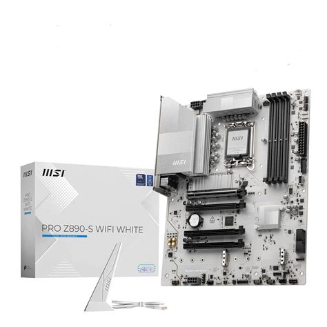 Amazon.in: Buy MSI PRO Z890-S WiFi White Gaming Motherboard - ATX ...