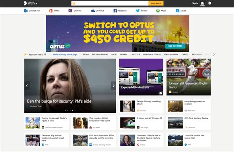 Microsoft launches MSN homepage aggregating content from 