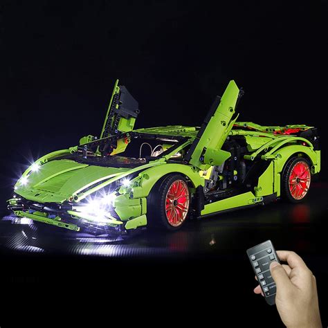 Buy LED Light Set Compatible with Lego Technic Lamborghini Sian FKP 37 ...
