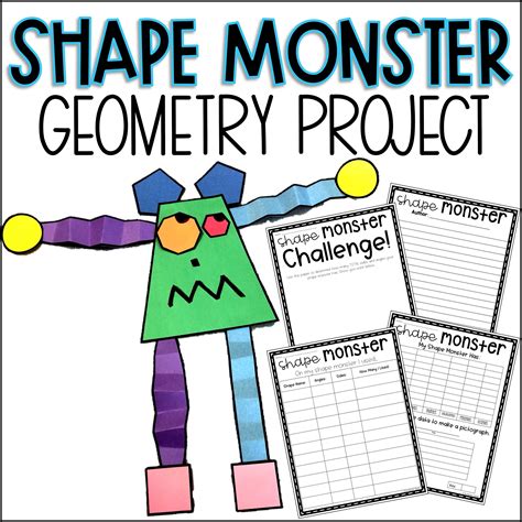Shape Monster Geometry Activity - Classful