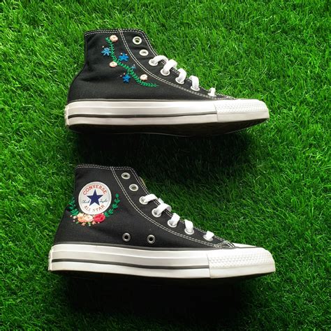 Converse x Flower Embroidery – Knickgasm