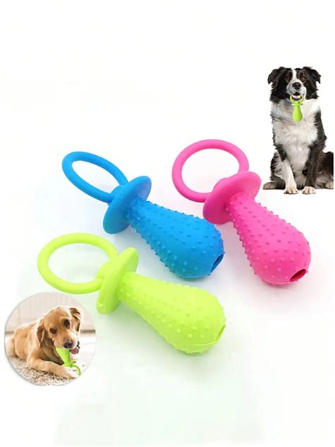 Mini Bite Resistant Dog Pacifier,Bell Shape TPR Material Pacifier,Pet ...