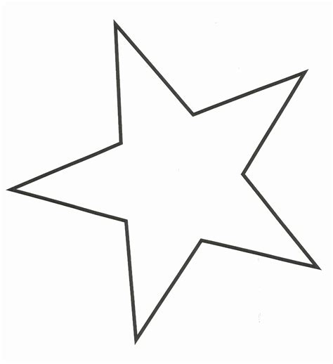 Star Cut Out Printable - Printable Word Searches