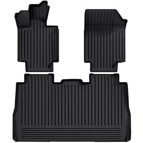 OEDRO Floor Mats Fit for Tesla Cybertruck 2024 2025, TPE All Weather ...