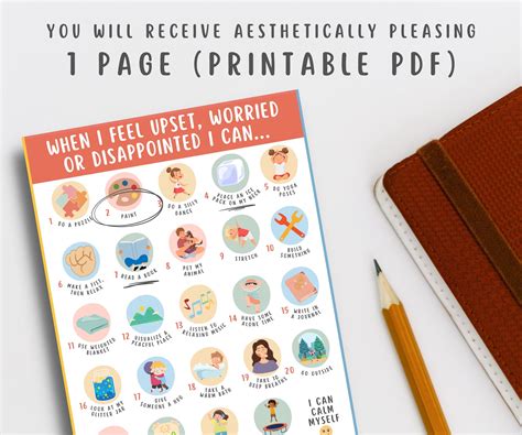 24 Grounding Strategies Poster for Kids & Teens – MindSpacePrintables