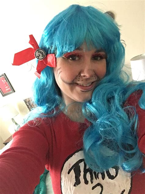 Image result for Thing 1 Makeup Tutorial
