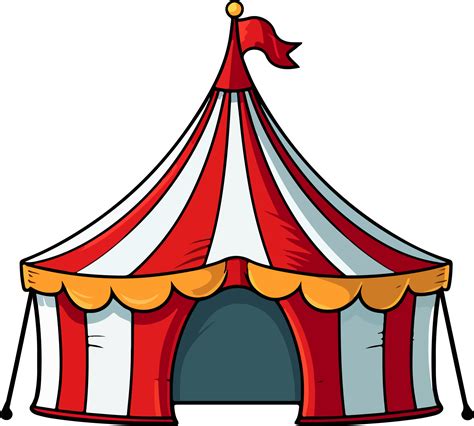 AI generated Circus tent clipart design illustration 36519728 PNG