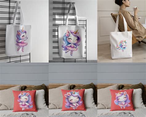 17 Cute Unicorn Ballet Clipart, Unicorn Ballet, Unicorn PNG, Watercolor ...