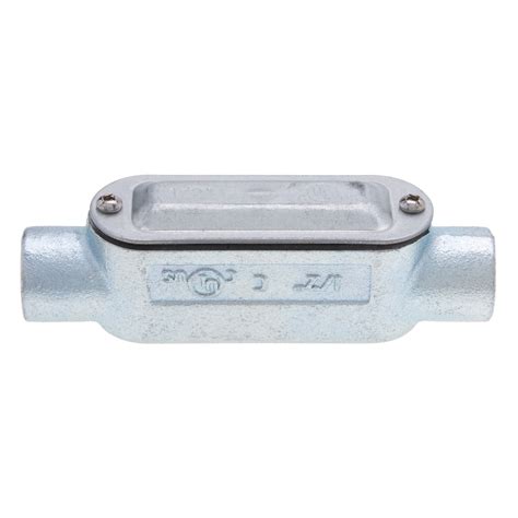 Type C Rigid Conduit Body with Cover and Gasket 1/2", Malleable Iron ...